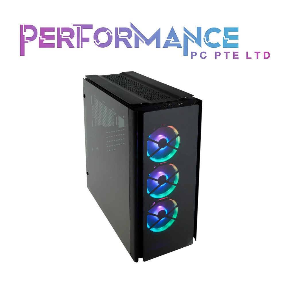 Corsair Obsidian Series 500D RGB SE Premium Mid-Tower Case, 3 RGB Fans, Smoked Tempered Glass, Aluminum Trim, Integrated Commander PRO fan and lighting controller (2 YEARS WARRANTY BY CONVERGENT SYSTEMS PTE LTD)