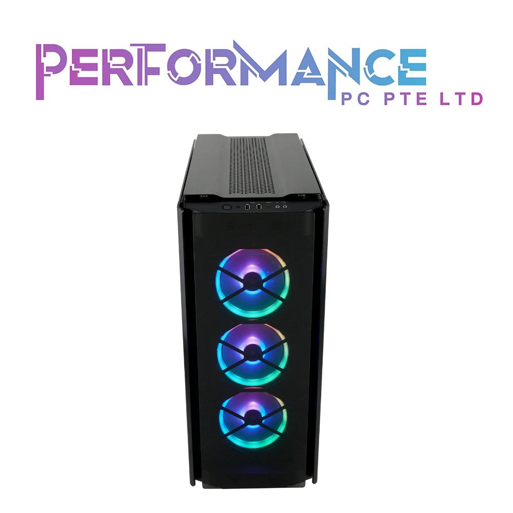 Corsair Obsidian Series 500D RGB SE Premium Mid-Tower Case, 3 RGB Fans, Smoked Tempered Glass, Aluminum Trim, Integrated Commander PRO fan and lighting controller (2 YEARS WARRANTY BY CONVERGENT SYSTEMS PTE LTD)