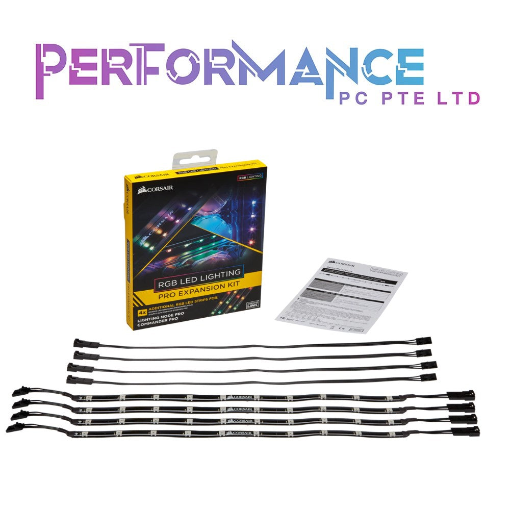 Corsair RGB LED Lighting PRO Expansion Kit (2 YEARS WARRANTY BY CONVERGENT SYSTEMS PTE LTD)