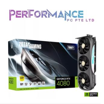 ZOTAC GAMING RTX 4080 RTX4080 TRINITY 16GB Graphics Card (3+2 YEARS WARRANTY BY TECH DYNAMIC PTE LTD)