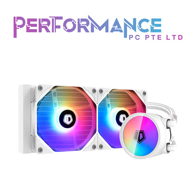ID-COOLING ZOOMFLOW 240XT/360XT WHITE/BLACK ARGB AIO CPU COOLER (LGA 1700 Compatible) (3 Years Warranty By Tech Dynamic Pte Ltd)