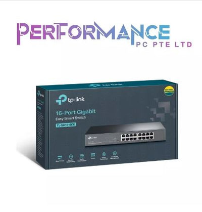 TP-Link TL-SG1016DE 16 Port Gigabit Switch | Easy Smart Managed | Plug & Play | Lifetime Protection | Desktop/Rackmount | Sturdy Metal w/ Shielded Ports | Support QoS, Vlan, IGMP & Link Aggregation (3 YEARS WARRANTY BY BAN LEONG TECHNOLOGIES PTE LTD)