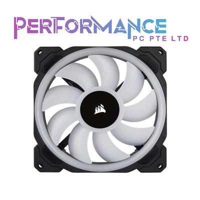 Corsair LL Series LL140 RGB 140mm Dual Light Loop RGB LED PWM Fan Single/Dual Fan Pack with Lighting Node CORE (2 YEARS WARRANTY BY CONVERGENT SYSTEMS PTE LTD)