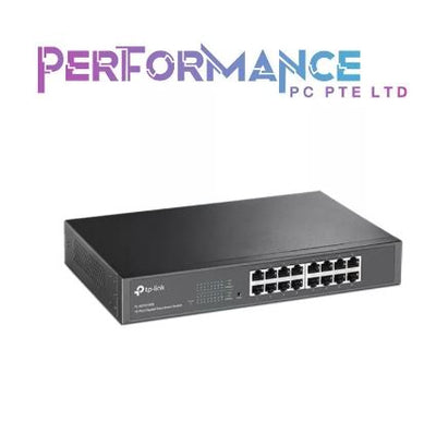 TP-Link TL-SG1016DE 16 Port Gigabit Switch | Easy Smart Managed | Plug & Play | Lifetime Protection | Desktop/Rackmount | Sturdy Metal w/ Shielded Ports | Support QoS, Vlan, IGMP & Link Aggregation (3 YEARS WARRANTY BY BAN LEONG TECHNOLOGIES PTE LTD)