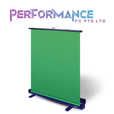 Elgato Green Screen - Collapsible Chroma Key Backdrop, Wrinkle-Resistant Fabric and Ultra-Quick Setup for background removal for Streaming, Video Conferencing, on Instagram, TikTok, Zoom, Teams, OBS (2 YEARS WARRANTY BY CONVERGENT SYSTEMS PTE LTD)