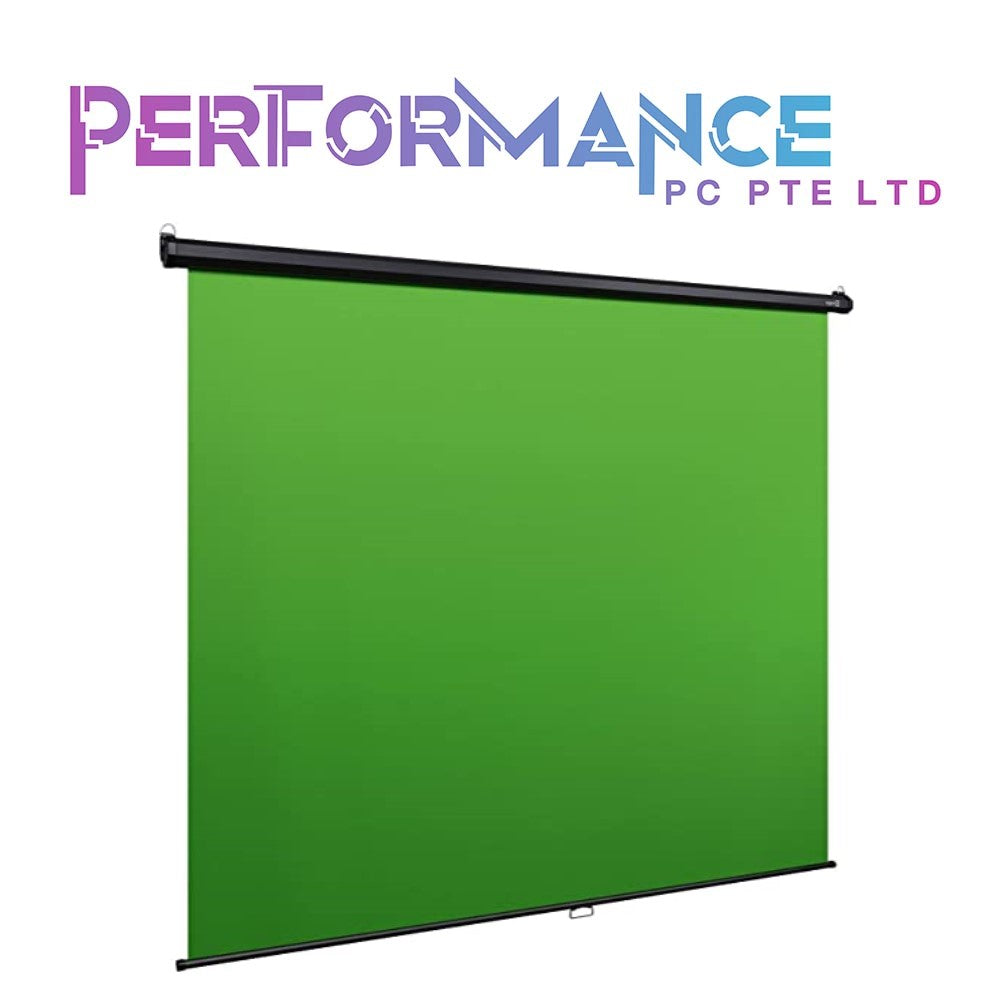 Elgato Green Screen MT - Wall-Mounted Retractable Chroma Key Backdrop with Wrinkle-Resistant Fabric for background removal for Streaming, Video Conferencing, on Instagram, TikTok, Zoom, Teams, OBS (2 YEARS WARRANTY BY CONVERGENT SYSTEMS PTE LTD)