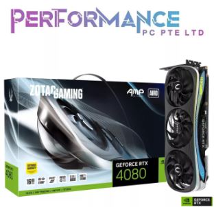 ZOTAC GAMING RTX 4080 RTX4080 AMP EXTREME AIRO 16GB Graphics Card (3+2 YEARS WARRANTY BY TECH DYNAMIC PTE LTD)