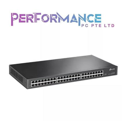 TP-Link TL-SG1048 48 Port Gigabit Ethernet Switch | Plug and Play | Sturdy Metal w/ Shielded Ports | Rackmount | Fanless | Traffic Optimization | Unmanaged (3 YEARS WARRANTY BY BAN LEONG TECHNOLOGIES PTE LTD)