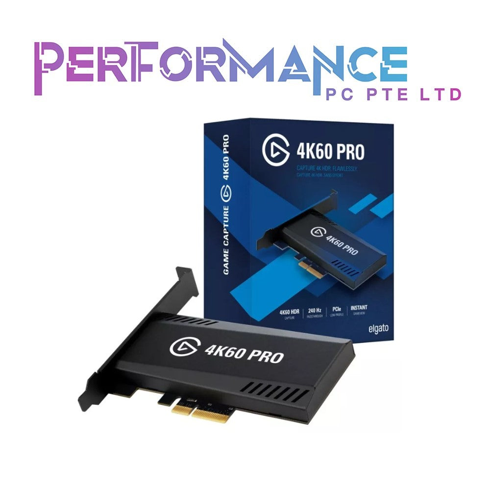 Elgato 4K60 Pro MK.2, Internal Capture Card, Stream and Record 4K60 HDR10 with ultra-low latency on PS5, PS4 Pro, Xbox Series X/S, Xbox One X, in OBS, Twitch, YouTube, for PC (2 YEARS WARRANTY BY CONVERGENT SYSTEMS PTE LTD)