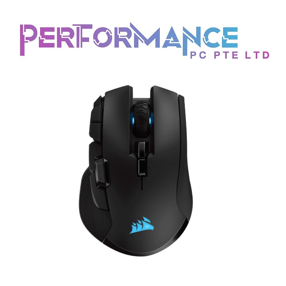 Corsair Ironclaw Wireless RGB - FPS and MOBA Gaming Mouse - 18,000 DPI Optical Sensor - Sub-1 ms SLIPSTREAM Wireless (2 YEARS WARRANTY BY CONVERGENT SYSTEMS PTE LTD)