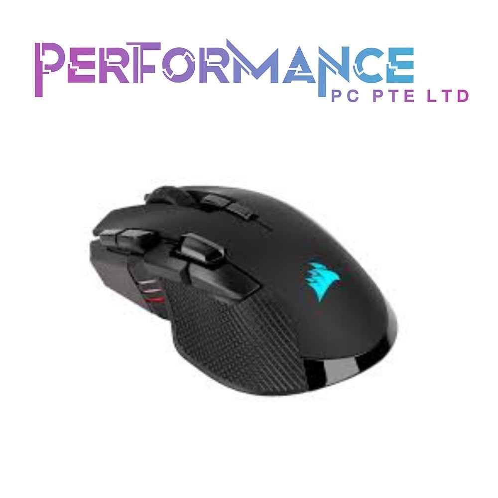 Corsair Ironclaw Wireless RGB - FPS and MOBA Gaming Mouse - 18,000 DPI Optical Sensor - Sub-1 ms SLIPSTREAM Wireless (2 YEARS WARRANTY BY CONVERGENT SYSTEMS PTE LTD)