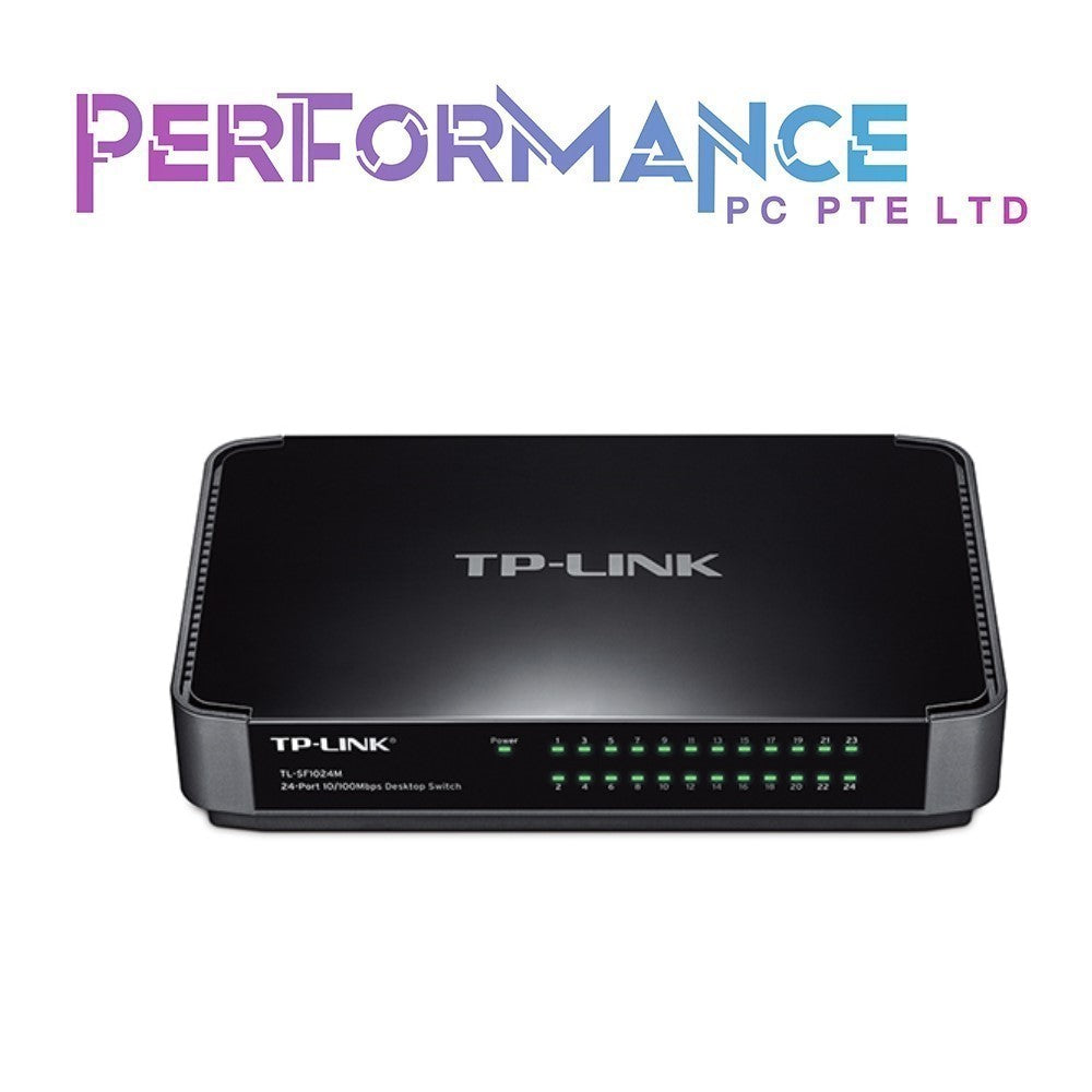 TP-Link TL-SF1024M v1. 0, 24-Port 10/100M Desktop Switch (3 YEARS WARRANTY BY BAN LEONG TECHNOLOGIES PTE LTD)