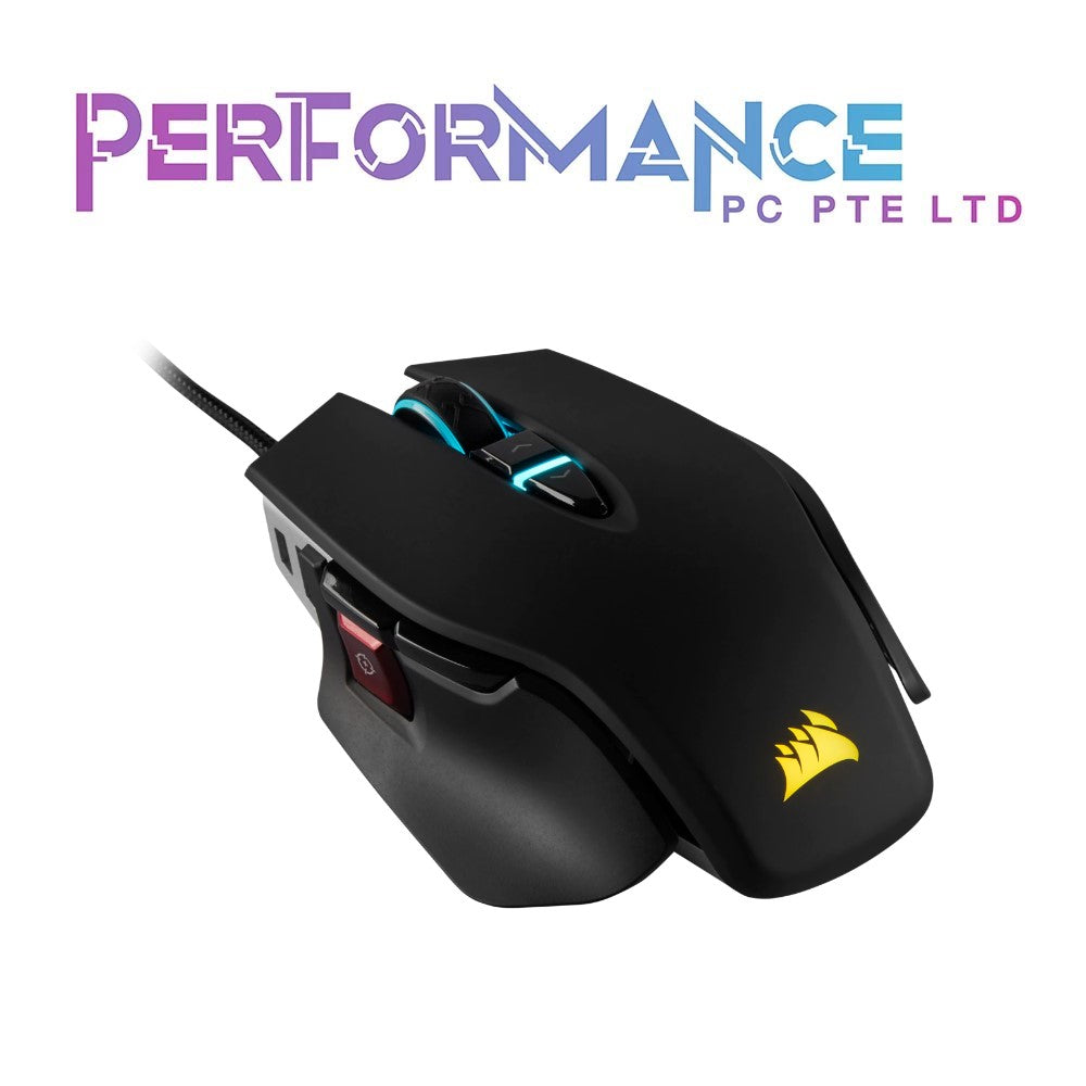 Corsair M65 RGB Elite – Wired FPS and MOBA Gaming Mouse – Adjustable Weight and Balance – Durable Aluminum Frame – 18,000 DPI Optical Sensor , Black (2 YEARS WARRANTY BY CONVERGENT SYSTEMS PTE LTD)