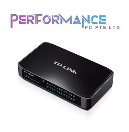 TP-Link TL-SF1024M v1. 0, 24-Port 10/100M Desktop Switch (3 YEARS WARRANTY BY BAN LEONG TECHNOLOGIES PTE LTD)