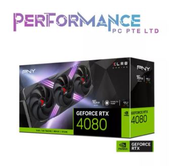 PNY GeForce RTX 4080 RTX4080 16GB XLR8 Gaming VERTO™ EPIC-X RGB Overclocked OC Triple Fan Graphics Card (3 YEARS WARRANTY BY KAIRA TECHNOLOGY PTE LTD)