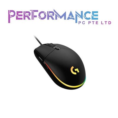 LOGITECH G203 LIGHTSYNC RGB GAMING MOUSE 6 programmable buttons - BLACK/WHITE (2 YEARS WARRANTY BY BAN LEONG TECHNOLOGIES PTE LTD)