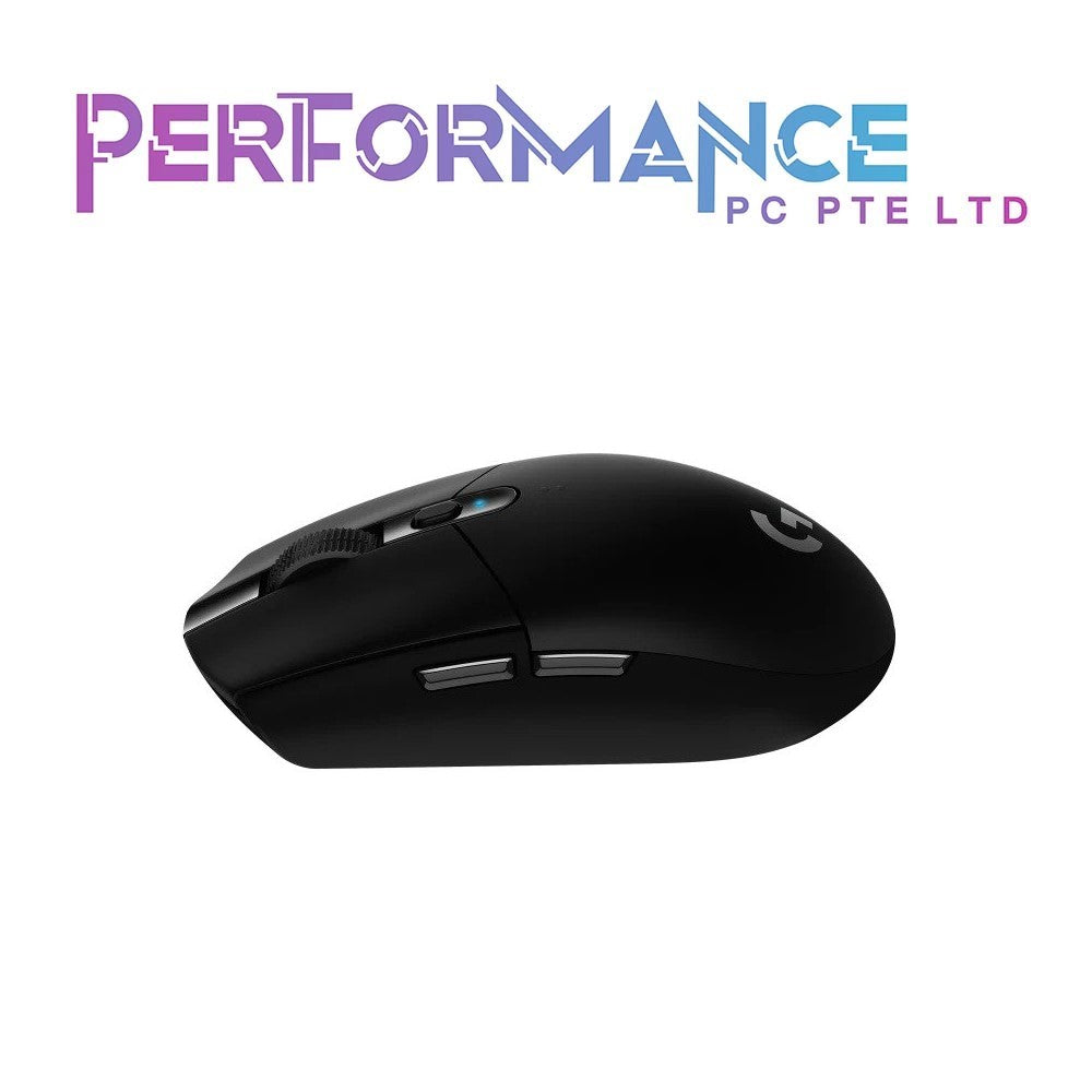 Logitech G304 LIGHSTPEED Wireless Gaming Mouse White/Black , Hero 12K Sensor, 12,000 DPI, Lightweight, 6 Programmable Buttons, 250h Battery Life, On-Board Memory (2 YEARS WARRANTY BY BAN LEONG TECHNOLOGIES PTE LTD)