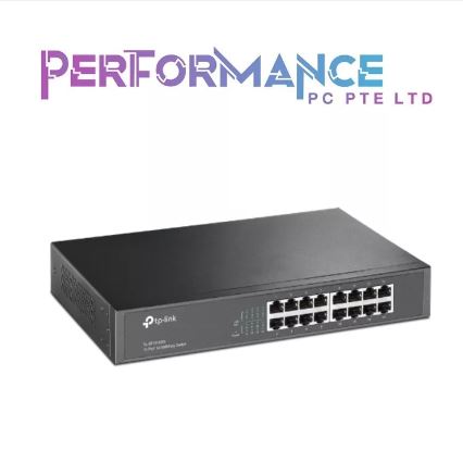 TP-Link TL-SF1016DS 16 Port 10/100Mbps Fast Ethernet Switch | Plug & Play | Desktop/Rackmount | Sturdy Metal w/ Shielded Ports | Fanless | Unmanaged (3 YEARS WARRANTY BY BAN LEONG TECHNOLOGIES PTE LTD)