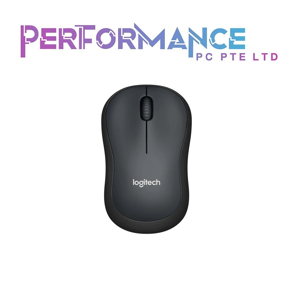 Logitech M221 Wireless Mouse, Silent Buttons, 2.4 GHz with USB Mini Receiver, 1000 DPI Optical Tracking, 18-Month Battery Life, Ambidextrous PC/Mac/Laptop - Charcoal/Blue/Red (3 YEARS WARRANTY BY BAN LEONG TECHNOLOGIES PTE LTD)