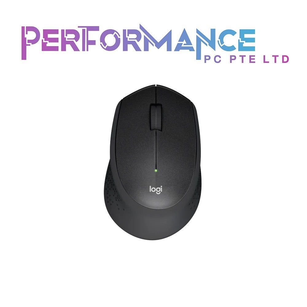 Logitech M331 Silent Plus Wireless Mouse 2.4GHZ Connection 1000DPI Black/Blue/Red (1 YEAR WARRANTY BY BAN LEONG TECHNOLOGIES PTE LTD)