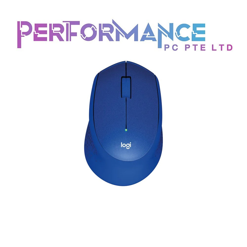 Logitech M331 Silent Plus Wireless Mouse 2.4GHZ Connection 1000DPI Black/Blue/Red (1 YEAR WARRANTY BY BAN LEONG TECHNOLOGIES PTE LTD)