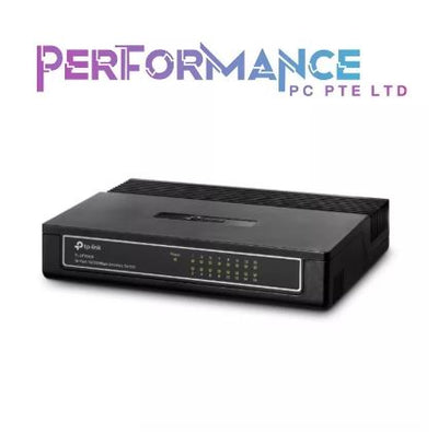 TP-Link TL-SF1016D 16 Port 10/100Mbps Fast Ethernet Switch | Desktop or Wall-Mounting | Plastic Case Ethernet Splitter | Unshielded Network Switch | Plug and Play | Fanless Quiet | Unmanaged (3 YEARS WARRANTY BY BAN LEONG TECHNOLOGIES PTE LTD)