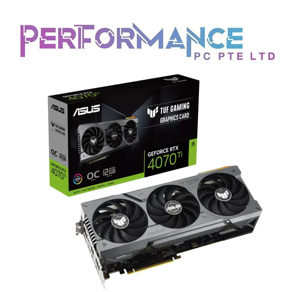 ASUS TUF Gaming GeForce RTX4070TI RTX4070 TI RTX 4070TI RTX 4070 TI 12GB GDDR6X OC Edition (3 YEARS WARRANTY BY BAN LEONG TECHNOLOGIES PTE LTD)