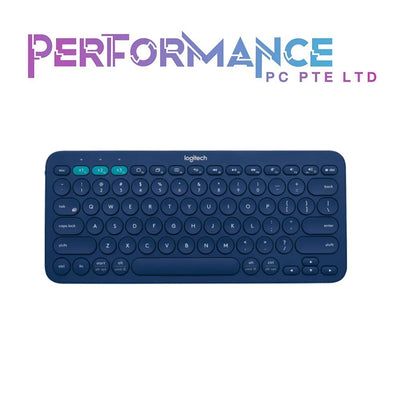 Logitech K380 Multi-Device Bluetooth Keyboard – Windows, Mac, Chrome OS, Android, iPad, iPhone, Apple TV Compatible – with Flow Cross-Computer Control and Easy-Switch up to 3 Devices – Black/Blue/Rose/White (1 YEAR WARRANTY BY BAN LEONG TECHNOLOGIES)