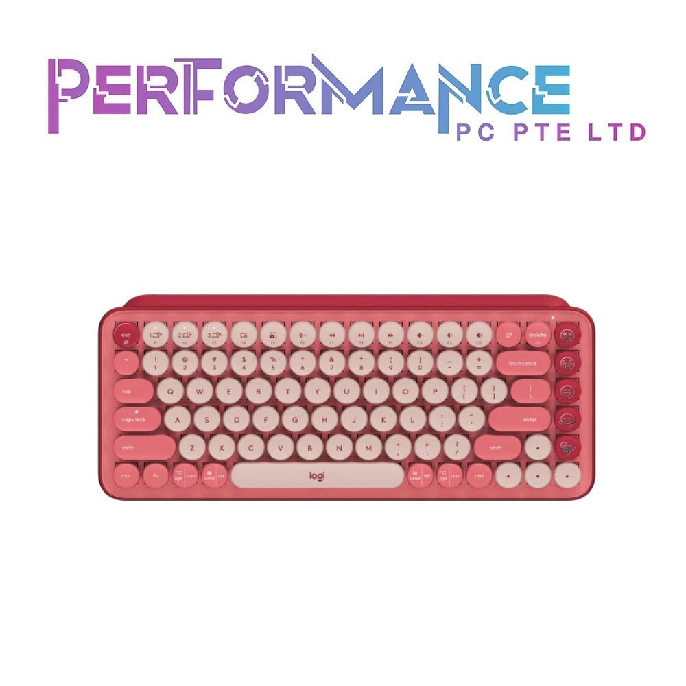 Logitech Pop Keys Wl Bt Mech Kb Daydream Mint/Blast Yellow/Heartbreaker Rose (1 YEAR WARRANTY BY BAN LEONG TECHNOLOGIES PTE LTD)