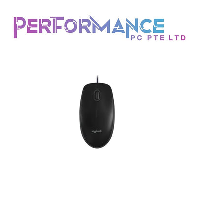 Logitech MK120 Wired Keyboard and Mouse Combo for Windows, Optical Wired Mouse, Full-Size Keyboard, USB Plug-and-Play, Compatible with PC, Laptop - Black (3 YEARS WARRANTY BY BAN LEONG TECHNOLOGIES PTE LTD)