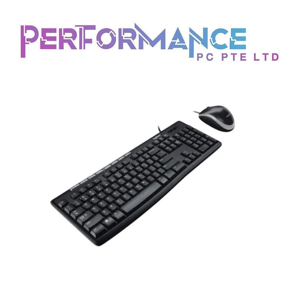 Logitech Media Combo MK200 Full-Size Keyboard and High-Definition Optical Mouse (3 YEARS WARRANTY BY BAN LEONG TECHNOLOGIES PTE LTD)