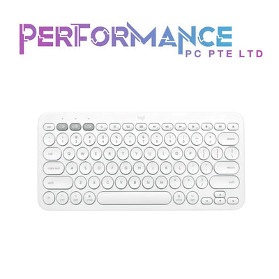 Logitech K380 Multi-Device Wireless Bluetooth Keyboard for Mac - Rose/White (1 YEAR WARRANTY BY BAN LEONG TECHNOLOGIES PTE LTD)