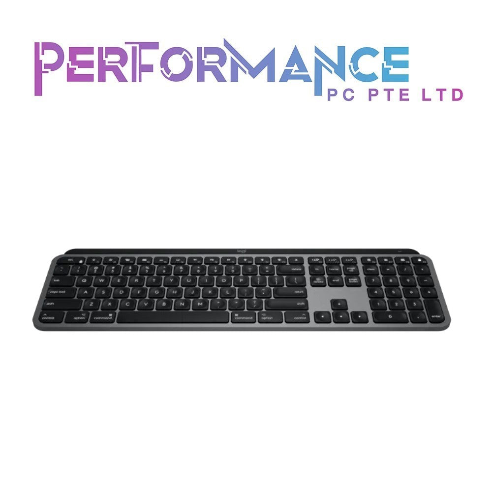 Logitech MX Keys Advanced Wireless Illuminated Keyboard for Mac,Backlit LED Keys, Bluetooth,USB-C, MacBook Pro,Macbook Air,iMac, iPad Compatible, Metal Build (1 YEAR WARRANTY BY BAN LEONG TECHNOLOGIES PTE LTD)