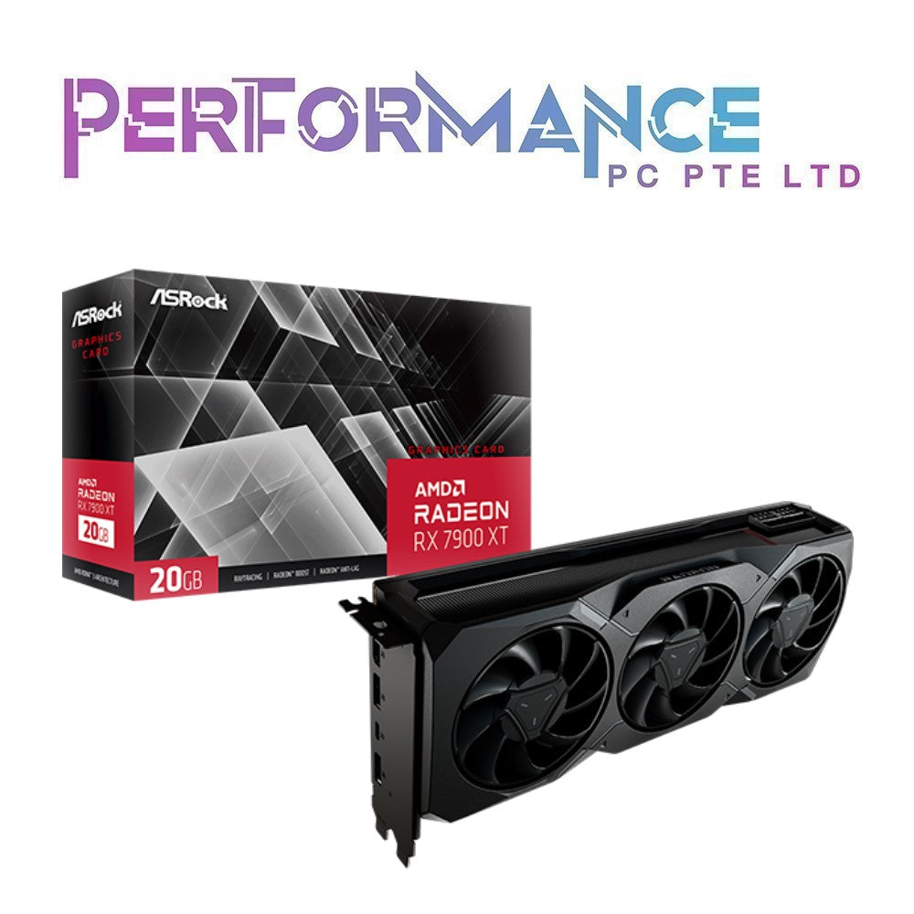 ASROCK RADEON RX7900XT/RX 7900XT/ RX7900 XT/ RX 7900 XT 20GB MBA Reference Card (2 YEARS WARRANTY BY TECH DYNAMIC PTE LTD)