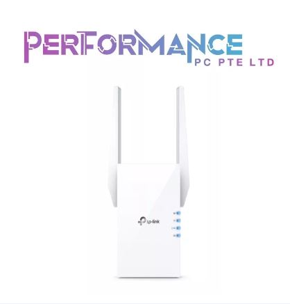 TP-Link AX1800 WiFi 6 Extender(RE605X)-Internet Booster, Covers up to 1500 sq.ft and 30 Devices,Dual Band Repeater up to 1.8Gbps Speed, AP Mode, Gigabit Port (3 YEARS WARRANTY BY BAN LEONG TECHNOLOGIES PTE LTD)