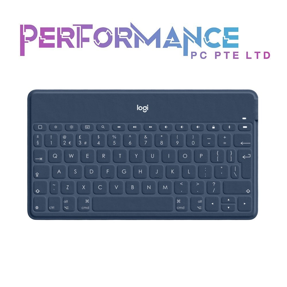 Logitech Keys-to-Go Ultra-Portable, Stand-Alone Keyboard COMPATIBLE DEVICES all iOS devices including iPad, iPhone and Apple TV - Black/Pink/Blue (1 YEAR WARRANTY BY BAN LEONG TECHNOLOGIES PTE LTD)