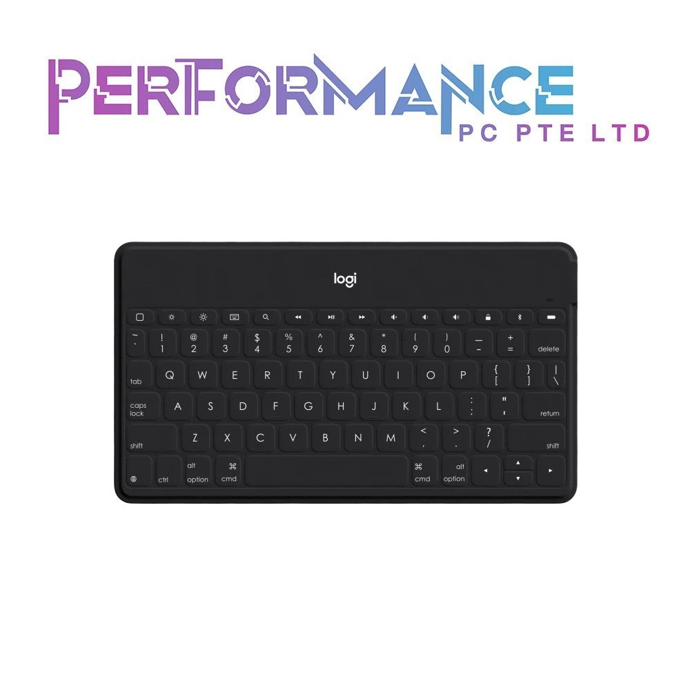 Logitech Keys-to-Go Ultra-Portable, Stand-Alone Keyboard COMPATIBLE DEVICES all iOS devices including iPad, iPhone and Apple TV - Black/Pink/Blue (1 YEAR WARRANTY BY BAN LEONG TECHNOLOGIES PTE LTD)