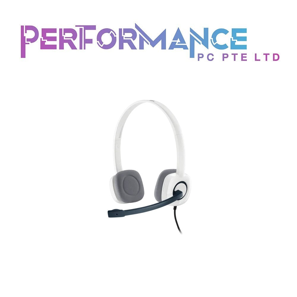 Logitech Stereo Headset H150 - Cloud White/Sky Blue (2 YEARS WARRANTY BY BAN LEONG TECHNOLOGIES PTE LTD)