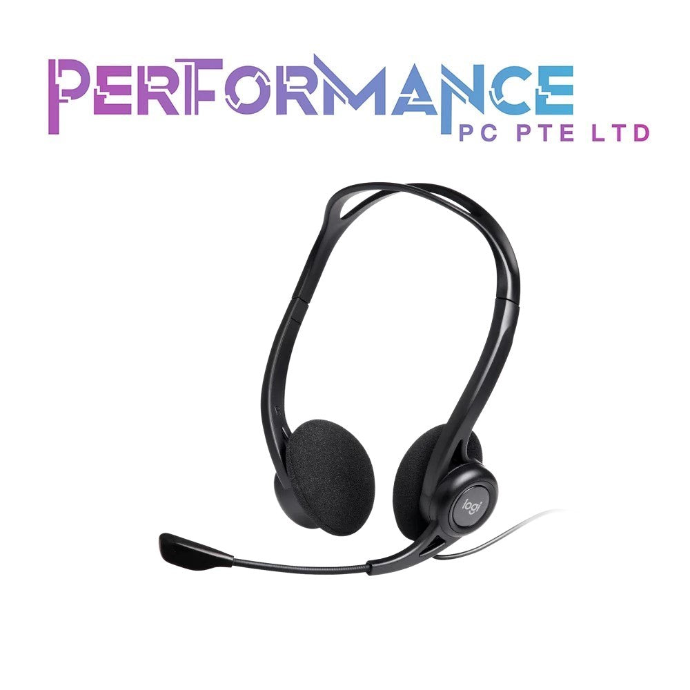 Logitech H370 USB Computer Headset Digital Sound Noise Canceling Mic Black (1 YEAR WARRANTY BY BAN LEONG TECHNOLOGIES PTE LTD)