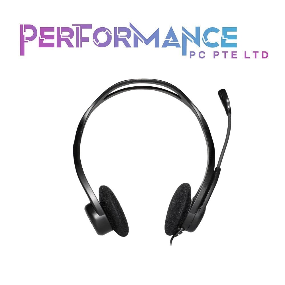 Logitech H370 USB Computer Headset Digital Sound Noise Canceling Mic Black (1 YEAR WARRANTY BY BAN LEONG TECHNOLOGIES PTE LTD)