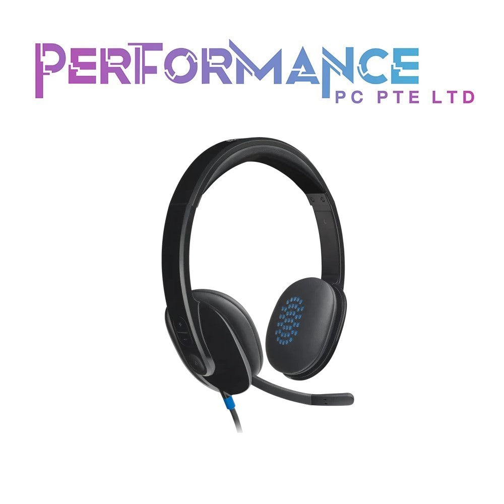 Logitech High-performance USB Headset H540 for Windows and Mac, Skype Certified (2 YEARS WARRANTY BY BAN LEONG TECHNOLOGIES PTE LTD)