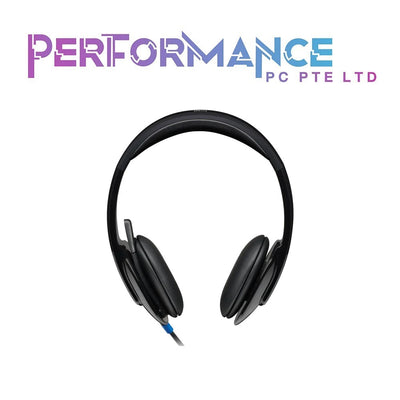 Logitech High-performance USB Headset H540 for Windows and Mac, Skype Certified (2 YEARS WARRANTY BY BAN LEONG TECHNOLOGIES PTE LTD)