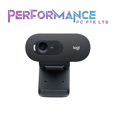 Logitech C505 HD Webcam - 720p HD External USB Camera for Desktop or Laptop with Long-Range Microphone, Compatible with PC or Mac (1 YEAR WARRANTY BY BAN LEONG TECHNOLOGIES PTE LTD)