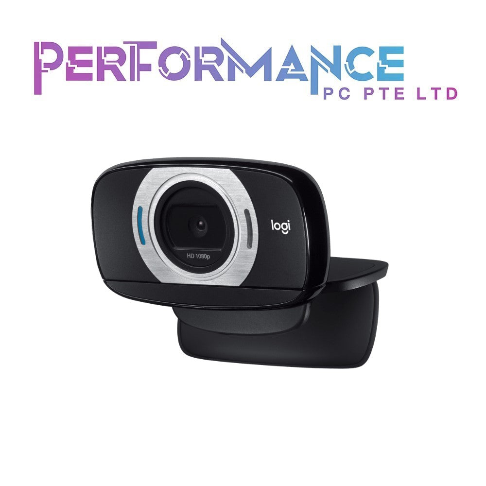 Logitech HD Laptop Webcam C615 with Fold-and-Go Design, 360-Degree Swivel, 1080p Camera (2 YEARS WARRANTY BY BAN LEONG TECHNOLOGIES PTE LTD)