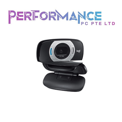 Logitech HD Laptop Webcam C615 with Fold-and-Go Design, 360-Degree Swivel, 1080p Camera (2 YEARS WARRANTY BY BAN LEONG TECHNOLOGIES PTE LTD)