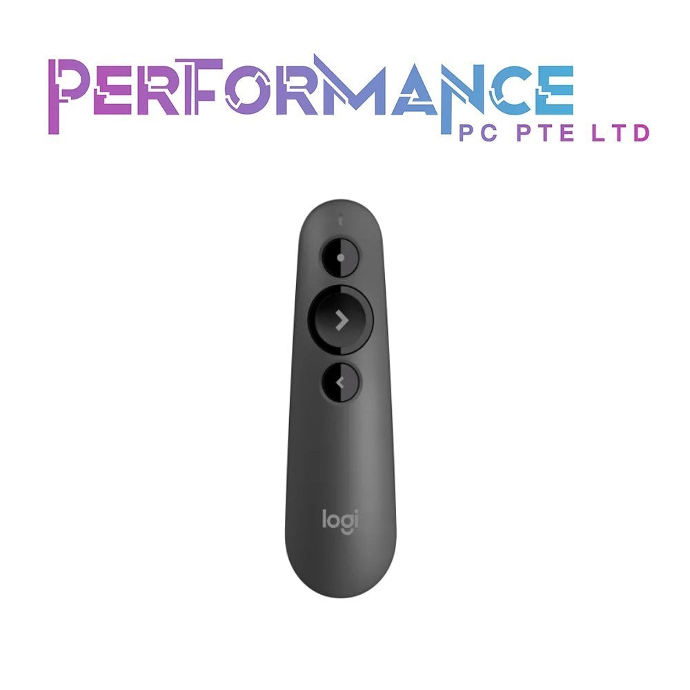 Logitech R500 Laser Presentation Remote, Graphite/Mid-Grey (1 YEAR WARRANTY BY BAN LEONG TECHNOLOGIES PTE LTD)