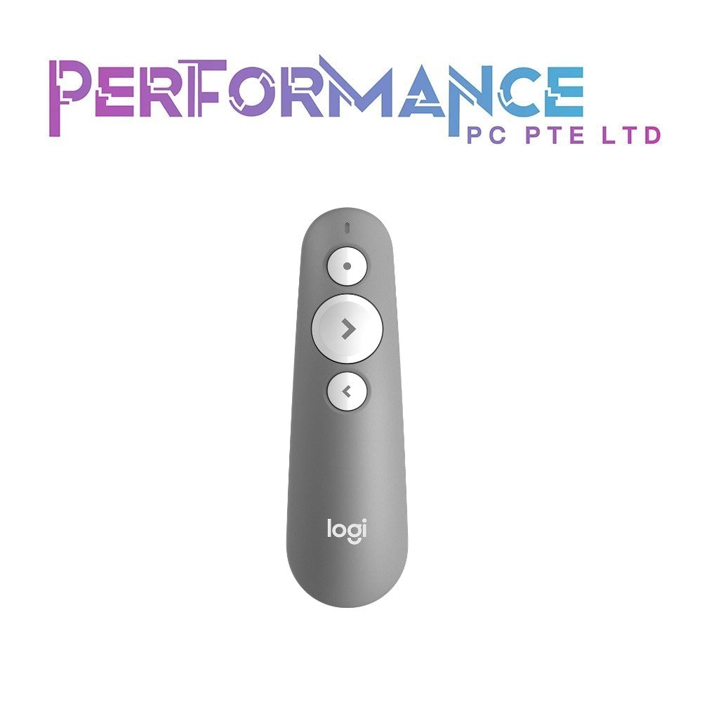 Logitech R500 Laser Presentation Remote, Graphite/Mid-Grey (1 YEAR WARRANTY BY BAN LEONG TECHNOLOGIES PTE LTD)