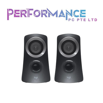 Logitech Z313 2.1 Multimedia Speaker System with Subwoofer, Full Range Audio, 50 Watts Peak Power, Strong Bass, 3.5mm Audio Inputs, UK Plug, PC/PS4/Xbox/TV/Smartphone/Tablet/Music Player - Black (2 YEARS WARRANTY BY BAN LEONG TECHNOLOGIES PTE LTD)