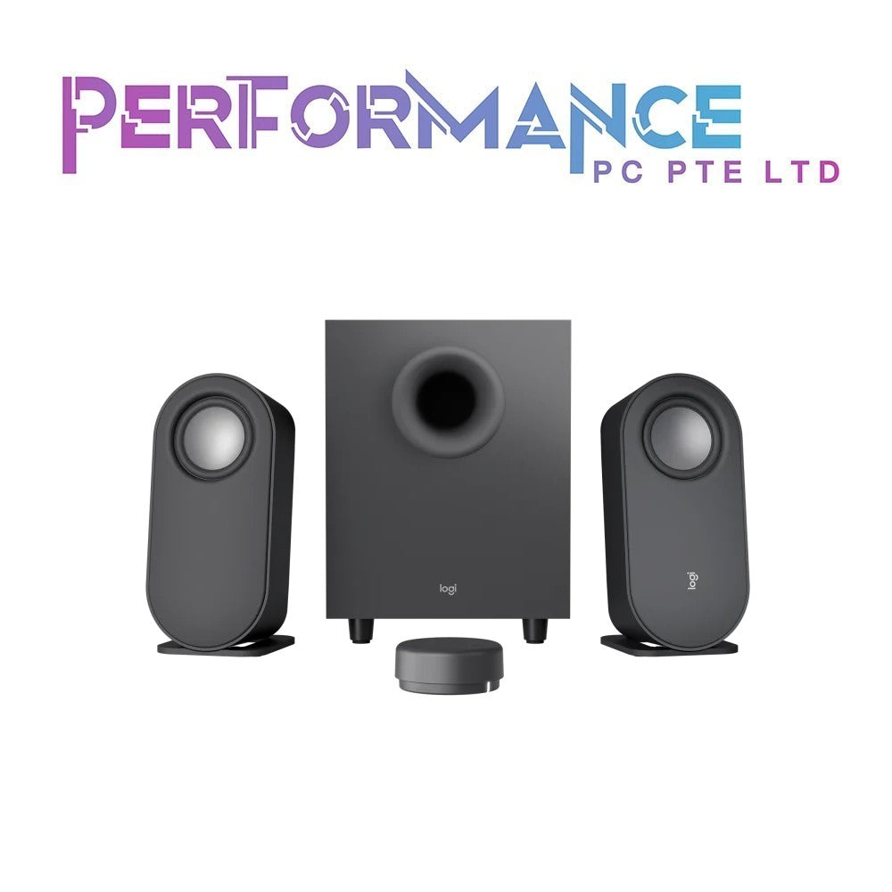 Logitech Z407 Bluetooth Computer Speakers with Subwoofer and Wireless Control, Immersive Sound, Premium Audio with Multiple Inputs, USB Speakers (1 YEAR WARRANTY BY BAN LEONG TECHNOLOGIES PTE LTD)