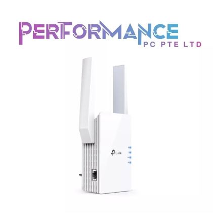 TP-Link AX1800 WiFi 6 Extender(RE605X)-Internet Booster, Covers up to 1500 sq.ft and 30 Devices,Dual Band Repeater up to 1.8Gbps Speed, AP Mode, Gigabit Port (3 YEARS WARRANTY BY BAN LEONG TECHNOLOGIES PTE LTD)